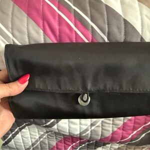 Makeup brush travel case & brushes